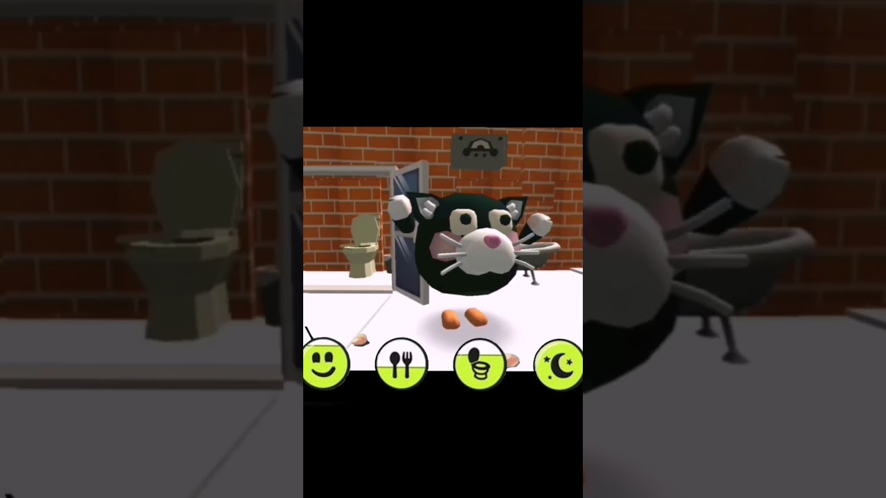 ГОВОРЯЩИЙ ТОМ В ЧИКЕН ГАН!!! #чикенган #chickengun #говорящийтом #shorts #котики #мем #ржака #смех