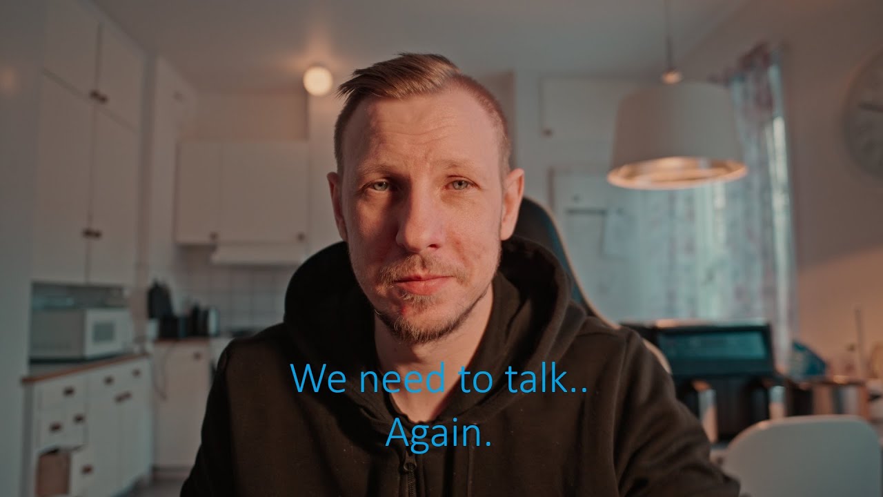 We need to talk... again