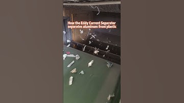 How the Eddy Current Separator separates aluminum #aluminumrecyclingequipment
