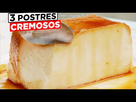 3 POSTRES DELICIOSOS con MAIZENA 🍰🧁 Con POCOS INGREDIENTES 😍 (RICOS y FACILES) LAS 3 MEJORES