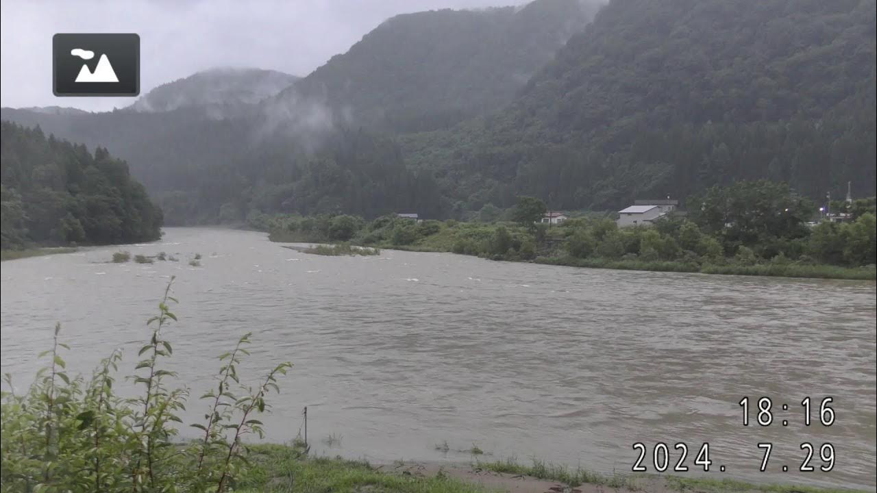 今日の阿仁川7月29日（月） YouTube