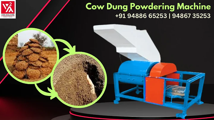 Cow Dung Powdering Machine | Cow Dung Shredder Cum Pulverizer Machine for Farm Use | +91 94886 65253