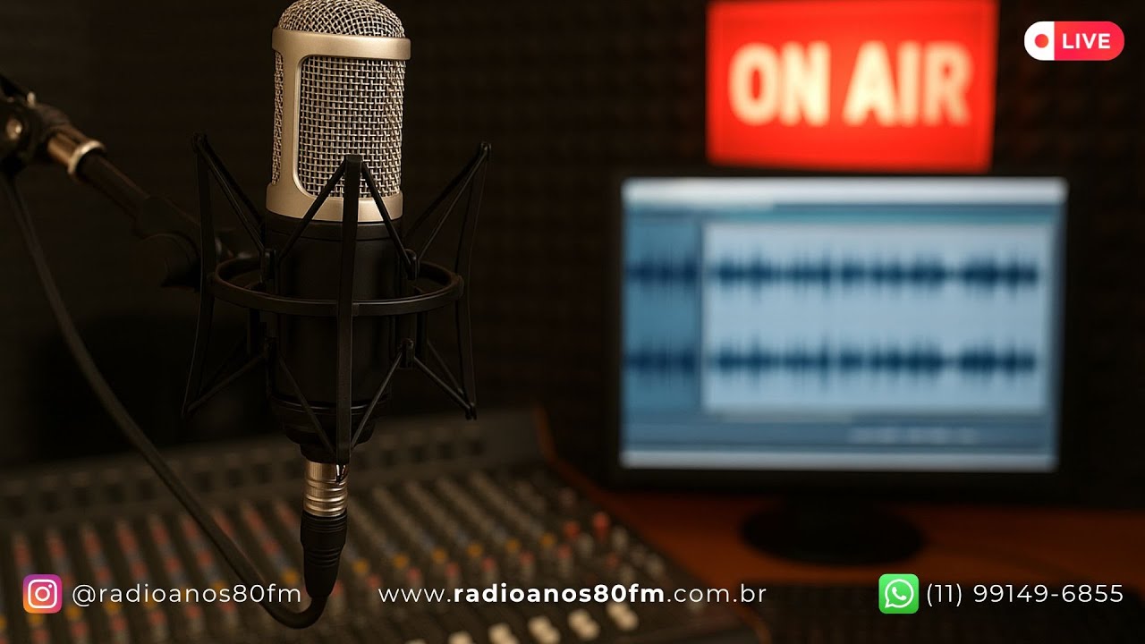 Rádio Anos 80 FM - ao vivo - Rock | Pop | Dance | Flashback - 12/01/2026