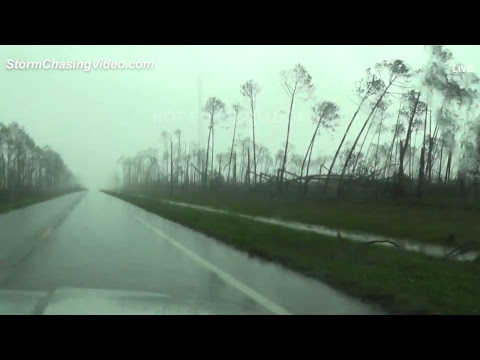 Category 5 Hurricane Michael Live Stream, Destin To Mexico Beach, Florida - 10/10/2018