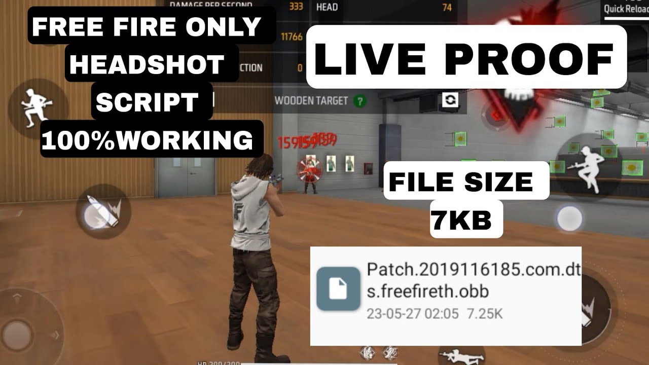 Headshot Script OB39 FREE FIRE ONLY HEADSHOT SCRIPT ANTIBAN!|RANK!| 100% WORKING FILE ...
