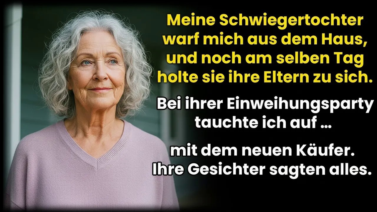Meine Schwiegertochter warf mich raus und holte ihre Eltern – doch am nächsten Tag kam ich zurück