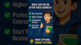Best Degree Courses After Commerce 🎓 (B.Com, BBA, BCA Explained) #Commerce #After12th #BCom #BBA