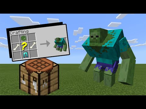 How to Craft a Mutant Zombie - Minecraft