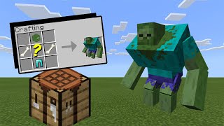 How to Craft a Mutant Zombie - Minecraft