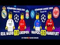 Real Madrid vs Liverpool 1-0 | Napoli vs Frankfurt 3-0 • Champions League 2023 • Lego Football Goals