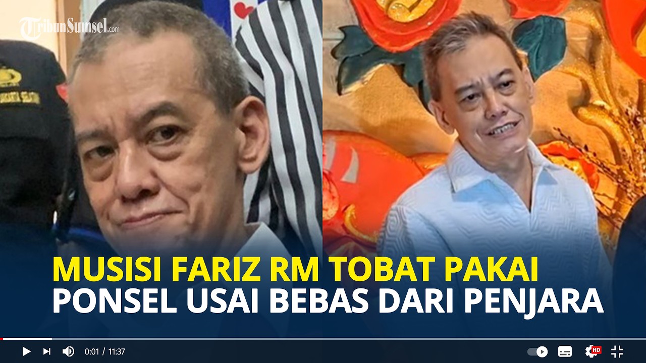 FARIZ RM Kapok Pakai Ponsel Lagi usai Bebas dari Penjara, Gegara HP Saya Ngalamin Hal Buruk