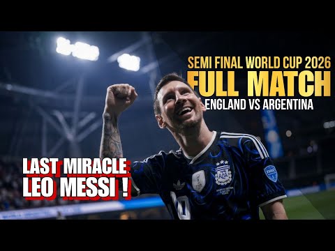 jagobet99 x bro88 - Keajaiban Messi di 7 Menit Terakhir! | PERTANDINGAN LENGKAP INGGRIS VS ARGENTINA - Semifinal Piala Dunia 2026