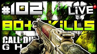 Famous CoD Ghosts: 80+ SHOWTiME Gameplay! - "VEPR VAPORiZES!" - LiVE w/ Elite #102 (Call of Duty Ghost) Profile
