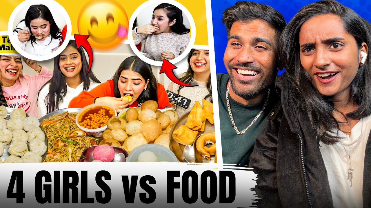 Hungry Hotties Mukbang Reaction – This Is Pure Chaos 😂