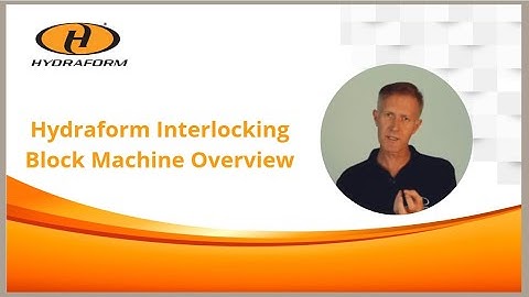 Hydraform Interlocking Block Machine Overview
