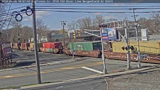BigTrains.TV April 20 2018 10:06 sb stack trailers CSX 7876, 7920 Q010