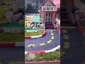 कार्डबोर्ड घर diy Cardboard house with garden and road #shortvideo