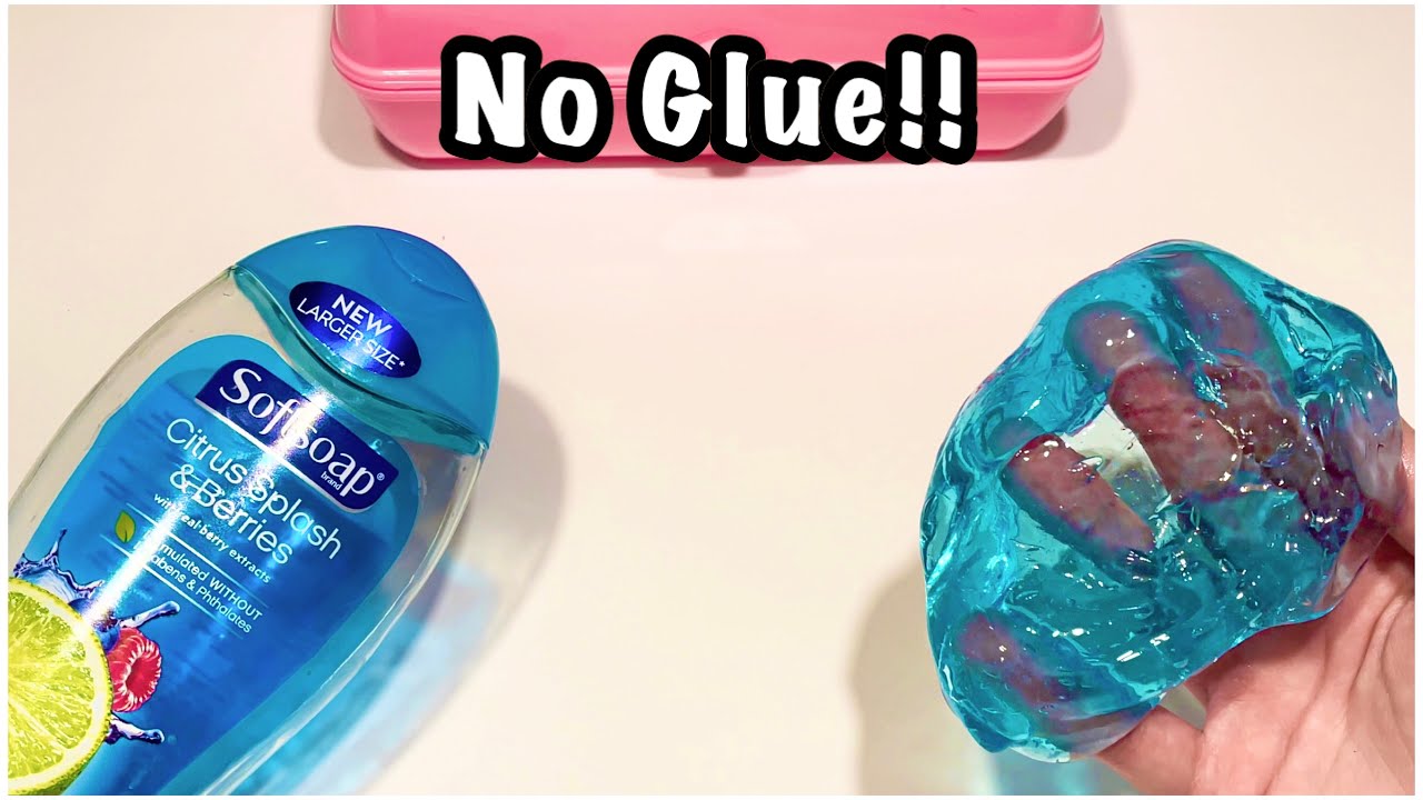 Clear Slime!! ☔️ How To Make Easy No Glue Clear Slime!! - YouTube