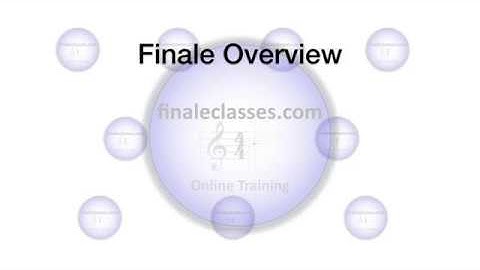 Finale Overview Class Intro Video