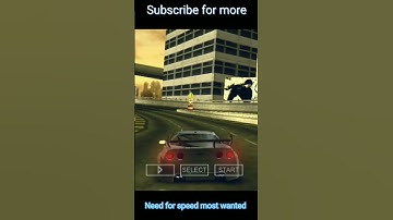 Need for speed most wanted in android 4k HD graphics #needforspeed #carracing #shorts #viral