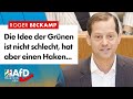 Die Idee der Grünen ist gut, ABER… – Roger Beckamp (AfD)