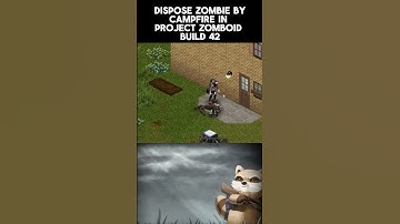 Dispose Zombie By Campfire in Project Zomboid Build 42 #projectzomboid #gaming