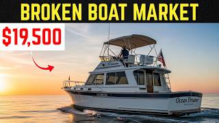 10 Affordable Classic Motor Yachts You Can Buy for Under $40K #boat