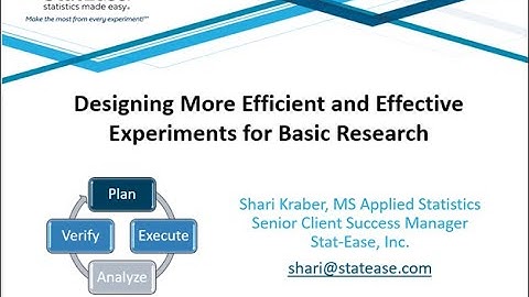 Designing Experiments for Basic Research