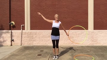 Twin hoop tutorial: Reverse escalator vs. btb pass with Jasmine Kienne. ❤️