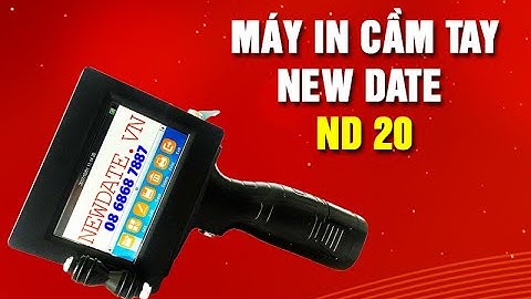 Máy In date Cầm Tay ND20 - Giá Rẻ - Chất lượng cao. Chuyên dùng phun date, in logo, in mã code
