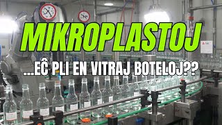 Pli da mikroplastoj en vitraj boteloj?