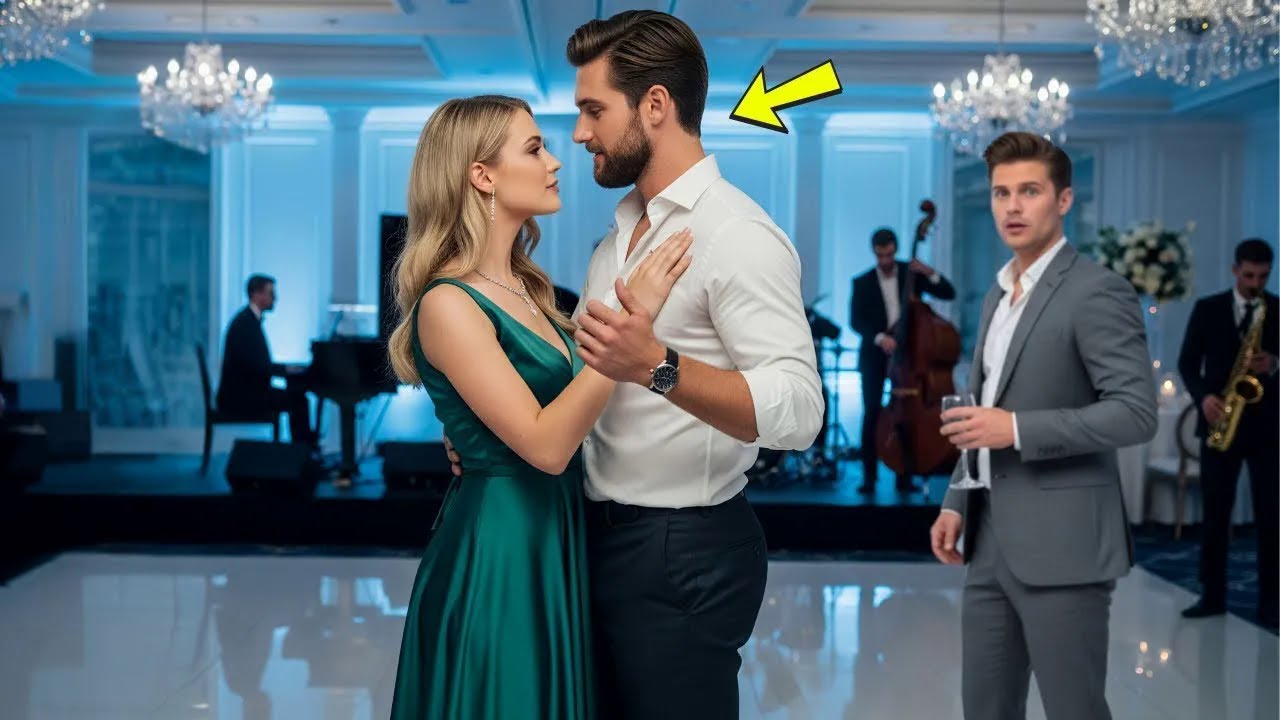 „Tanzen Sie mit mir？ Mein Ex sieht zu“ – flüsterte sie schüchtern, nicht wissend, er war ihr Chef