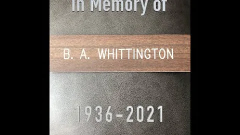Bauldin Anthony Whittington Celebration of Life