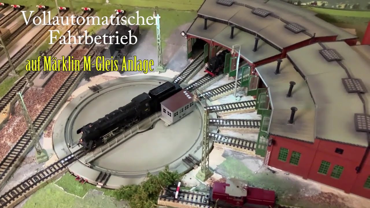 Vollautomatischer Fahrbetrieb auf Märklin M-Gleis Anlage