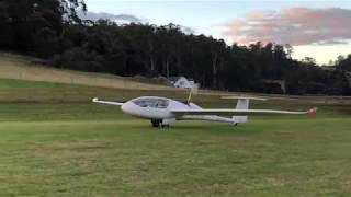 Pipistrel Taurus Electro G2 motor glider takeoff and landing