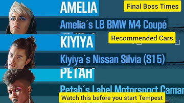 CSR 2 | Tempest | Tier 3 | Boss Times | Best Cars to use