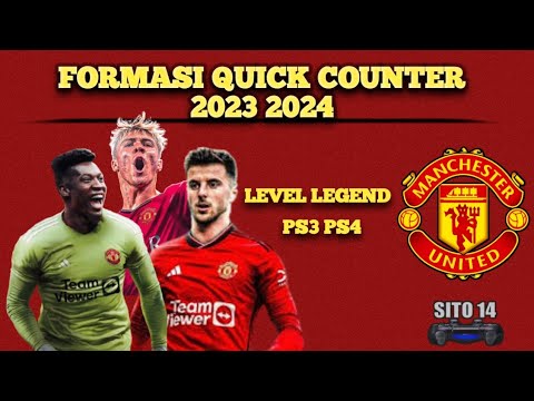 FORMASI MAN UNITED 2023 2024 PS3