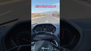 Peugeot Rifter Hız Denemesi
