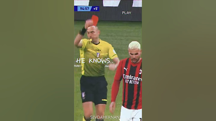 Theo Hernandez - Red Card (Milan Derby)