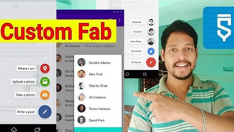 Custom Fab menu project in sketchware pro #AndroidAppdeveloper #sketchware #Aauraparti