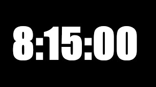 8 HOUR 15 MINUTE TIMER • 495 MINUTE COUNTDOWN TIMER ⏰ LOUD ALARM ⏰