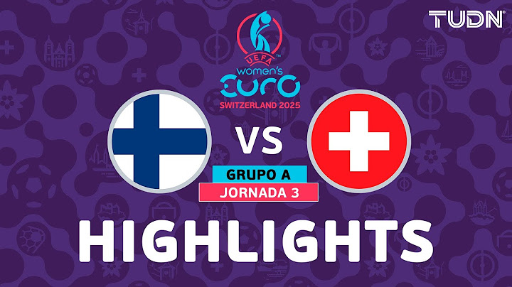 HIGHLIGHTS - Finlandia vs Suiza | UEFA Euro Femenina - J3 2025 | TUDN