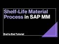 Shelf Life Material Process in SAP MM | SLED Check During GR | SLED analysis With Batch Management