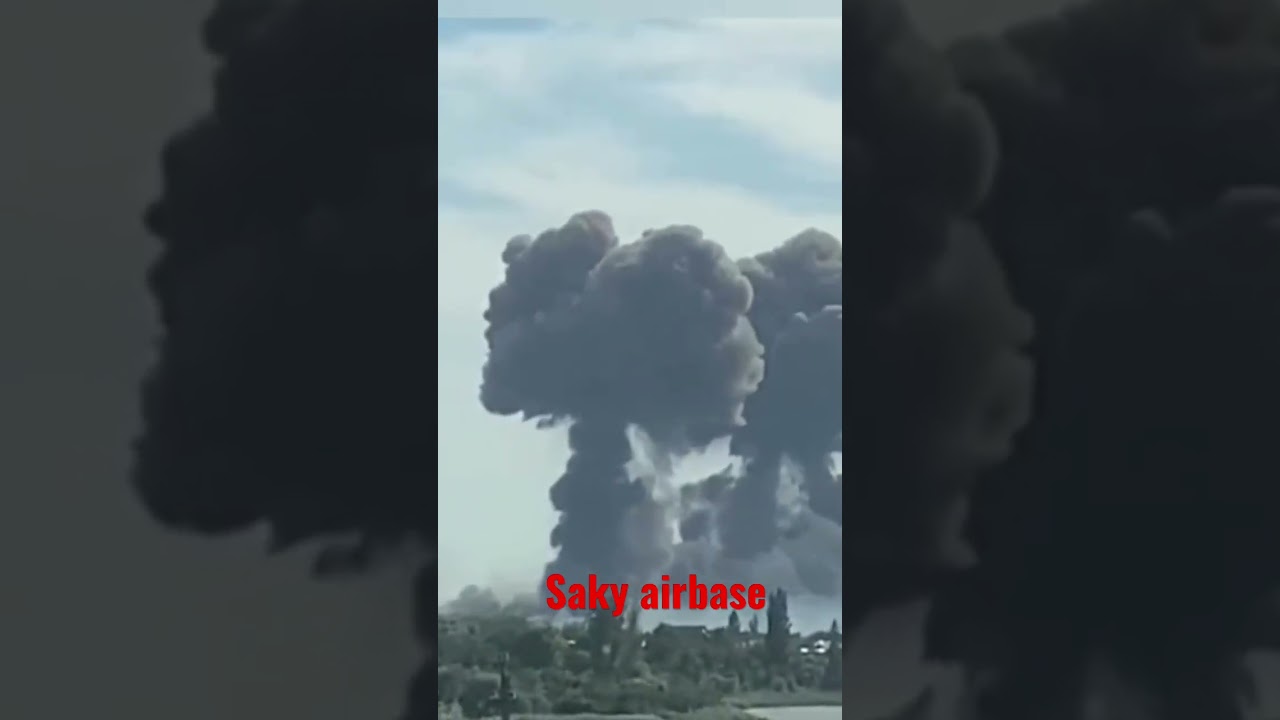 Saky airbase explosion | Crimea | Russian airbase expolosion | novofedorivka