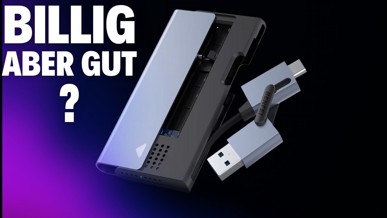 M.2 SSD als externe Festplatte nutzen: BENFEI NVME Gehäuse im Test