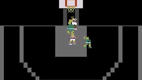 Double Dunk USA ATARI 2600 VCS HYPERSPIN NOT MINE VIDEO COMPUTER SYSTEM