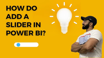 How to create a Slider in Power Bi - Power BI Tricks and Trips Series