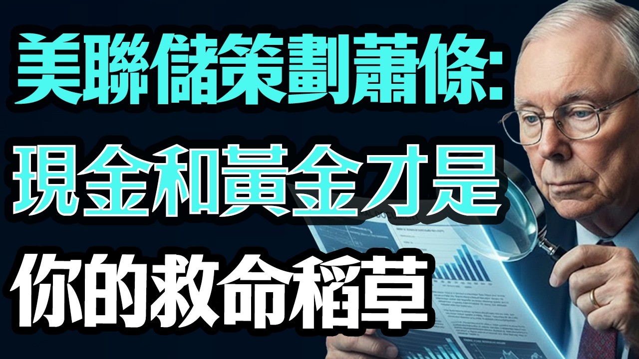 美聯儲正在策劃一場‘完美的’大蕭條：現金和黃金才是你的救命稻草#查理芒格 #美聯儲 #經濟大蕭條 #價值投資 #金融危機 #黃金 #AI泡沫 #被動收入