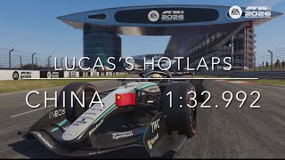 Lucas’s Hotlaps: China 🇨🇳- 1:32.992 (3941 in the world at the time)