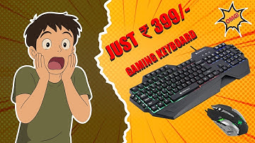 Zebronics Optimus Gaming Keyboard and Mouse Full Review & Unboxing | Best Budget Gaming Keyboard.